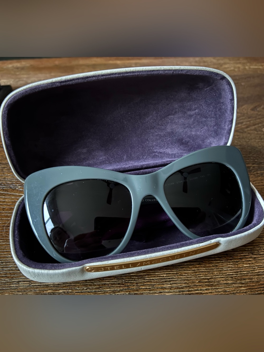 Stella McCartney Women's Gray Cat-Eye Sunglasses